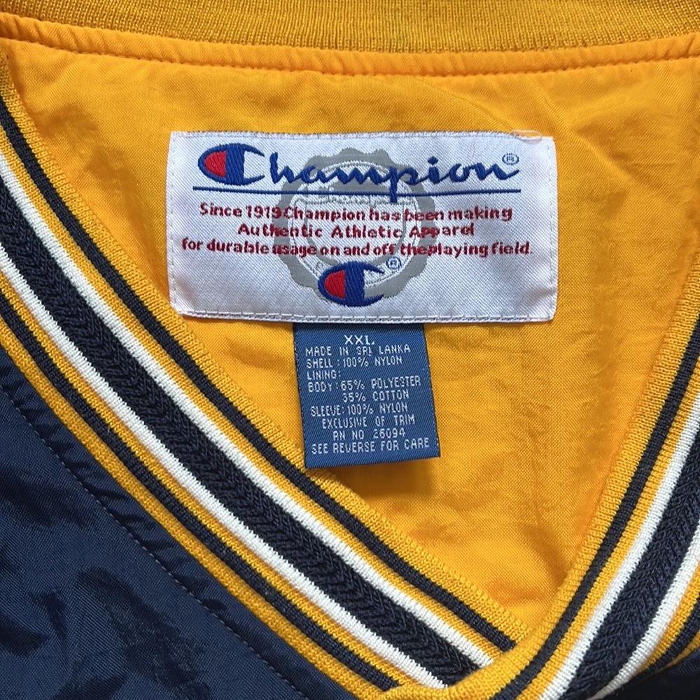 Vintage Champion NBC Sports Windbreaker Pullover Jacket / XXL / 90s - Picture 4 of 9